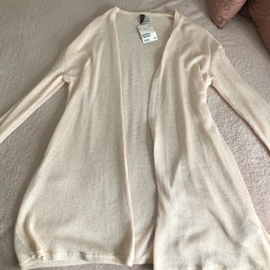 Blush pink H&M cardigan